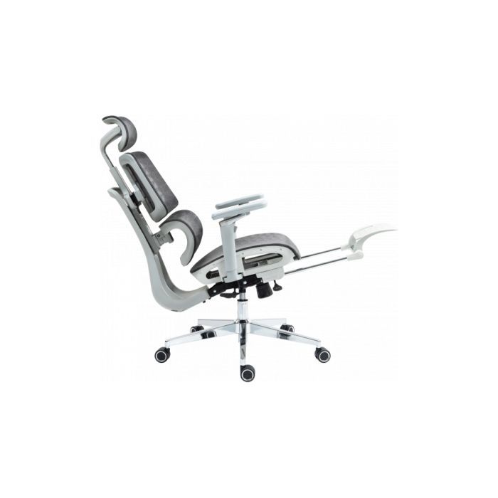 Офисное кресло GT Racer B-2450 White/Gray изображение 6
