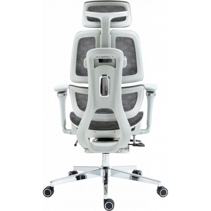 Офисное кресло GT Racer B-2450 White/Gray изображение 7