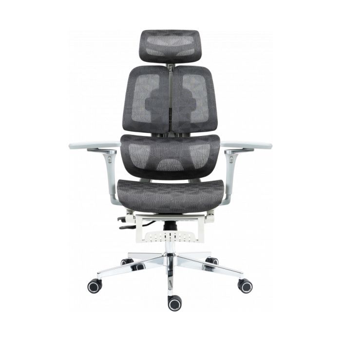 Офисное кресло GT Racer B-2450 White/Gray изображение 8