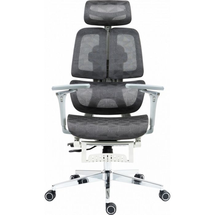 Офисное кресло GT Racer B-2450 White/Gray изображение 9