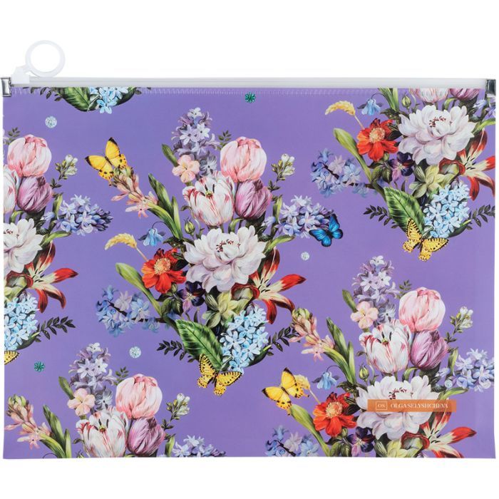 Папка на молнии Axent zip-lock А4 Olga Selyshcheva, Secret Garden (1497-35-A)