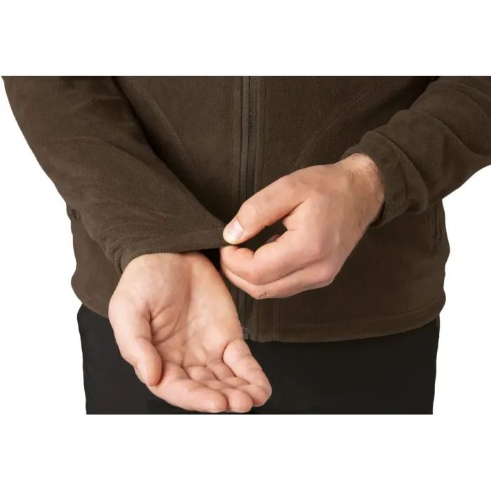 Кофта Seeland Benjamin fleece Темно коричневий L (13021551605) изображение 6