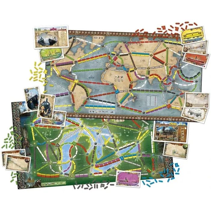 Настільна гра Lord of Boards Квиток на поїзд: Рейки та вітрила (Ticket to Ride: Rails & Sails) українська (LOB2333UA) зображення 2