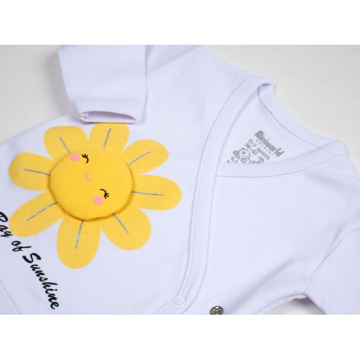 Набір дитячого одягу Miniworld подарунковий (15417-62G-yellow) зображення 4