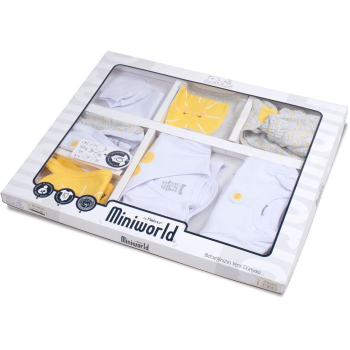 Набір дитячого одягу Miniworld подарунковий (15417-62G-yellow) зображення 7