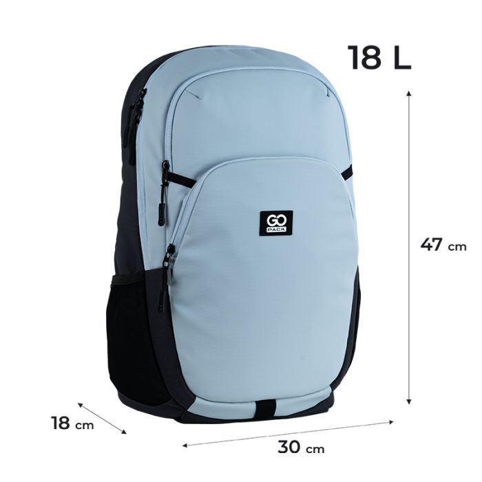 Рюкзак шкільний GoPack Education Teens 185 блакитний (GO25-185L-4) зображення 2
