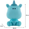 Нічник Kite Світильник LED з акумулятором Unicorn, блакитний (K24-491-1-3) зображення 6