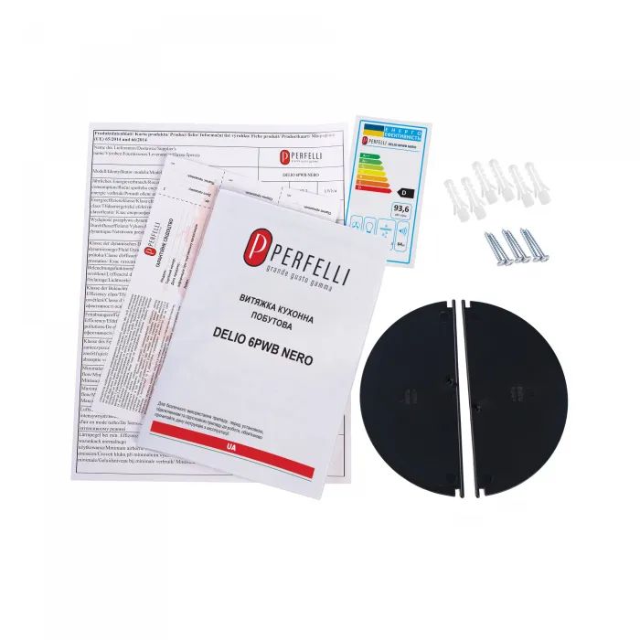 Вытяжка кухонная Perfelli DELIO 6PWB NERO изображение 10