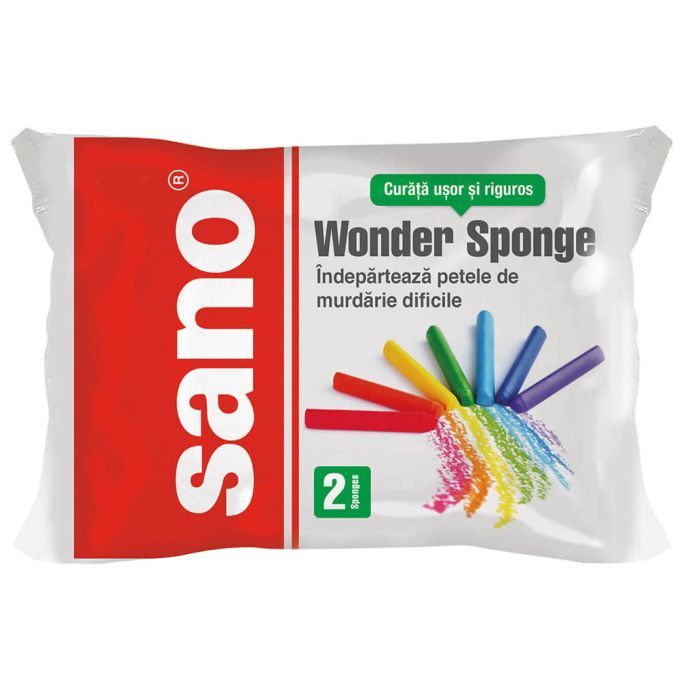 Губка для уборки Sano Многофункциональные 2 шт. (7290102991570)