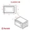 Электропечь Perfelli CLASSIC 48 BLACK изображение 12