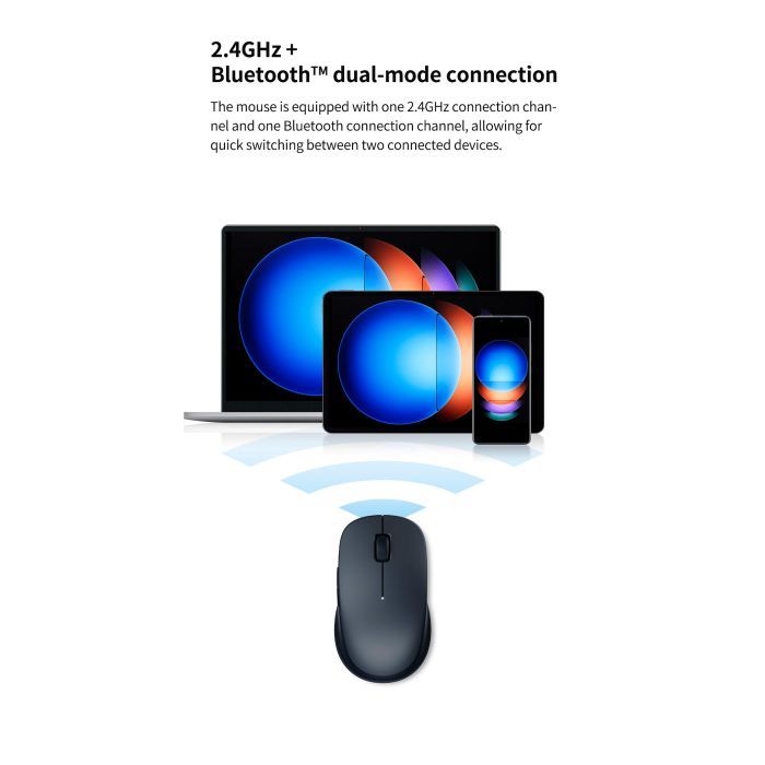 Мышка Xiaomi Dual-mode Wireless Mouse 2 White (BHR8849GL) (1122317) изображение 6