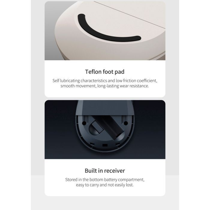 Мышка Xiaomi Dual-mode Wireless Mouse 2 White (BHR8849GL) (1122317) изображение 9