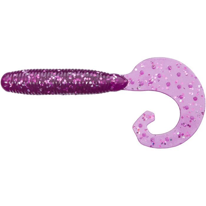 Силикон рыболовный Reins Fat G-Tail Grub 4" 428 Purple Dynamite (10 шт/уп.) (1552.10.08)