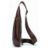 Сумка Vintage Мужская слинг кожаная Коричневая (14737) изображение 6