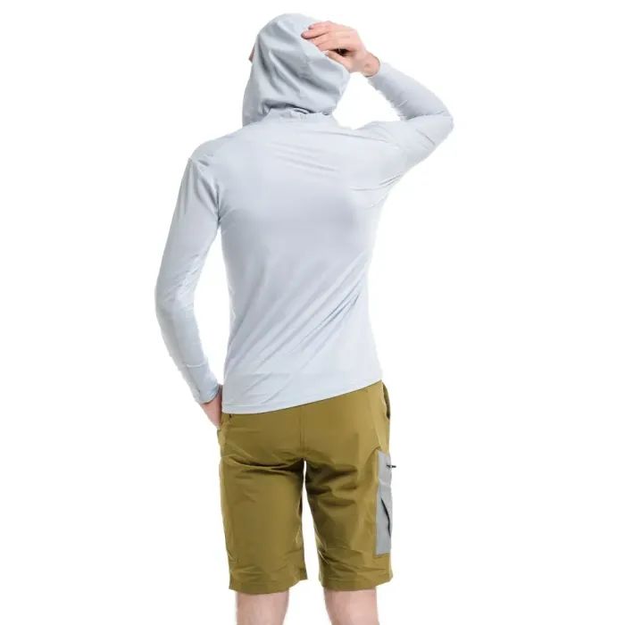 Сорочка Turbat Maya Hood Trek Mns glacier gray - S - сірий/сірий (012.004.4173) изображение 4
