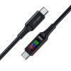 Дата кабель USB-C to USB-C 1.2m 100W with display C7-03 Acefast (6974316282778) изображение 4