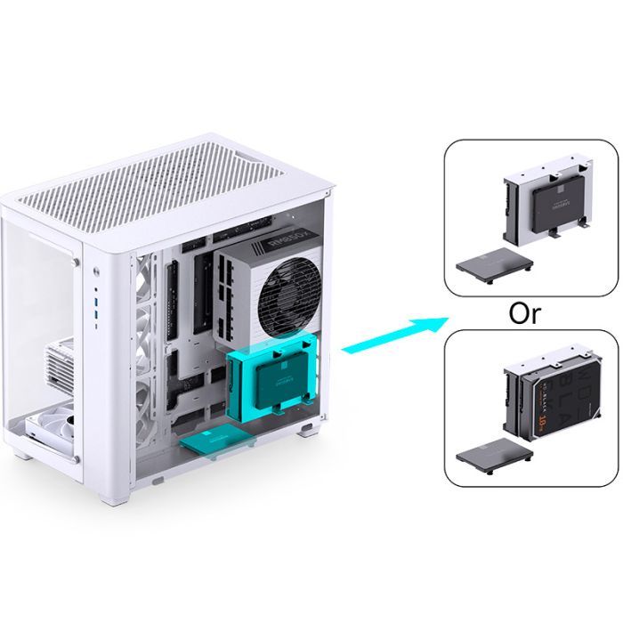 Корпус JONSBO TK-3 White изображение 11