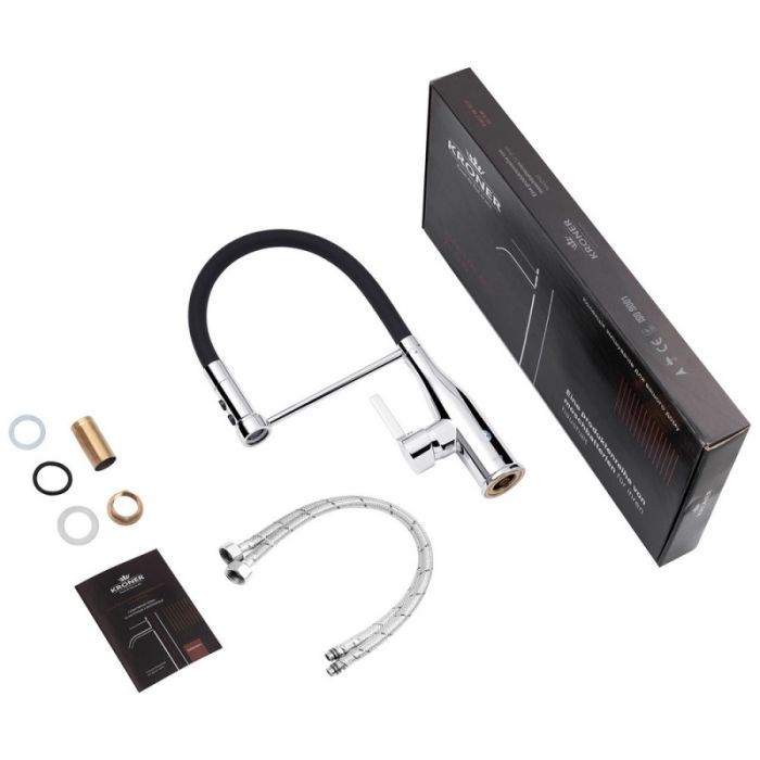 Смеситель Kroner Ersel-C03111BLK изображение 8