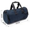 Сумка Vintage Спортивная текстильная Синяя (20644) изображение 4