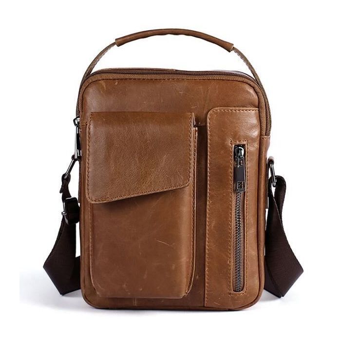 Сумка Vintage Cветло-коричневая (14707)