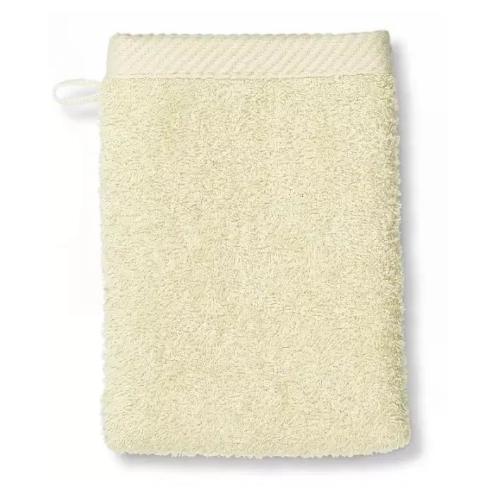 Рушник Kela рукавичка махрова для обличчя Ladessa, кремовий, 15х21 см (24580) (00000026437)