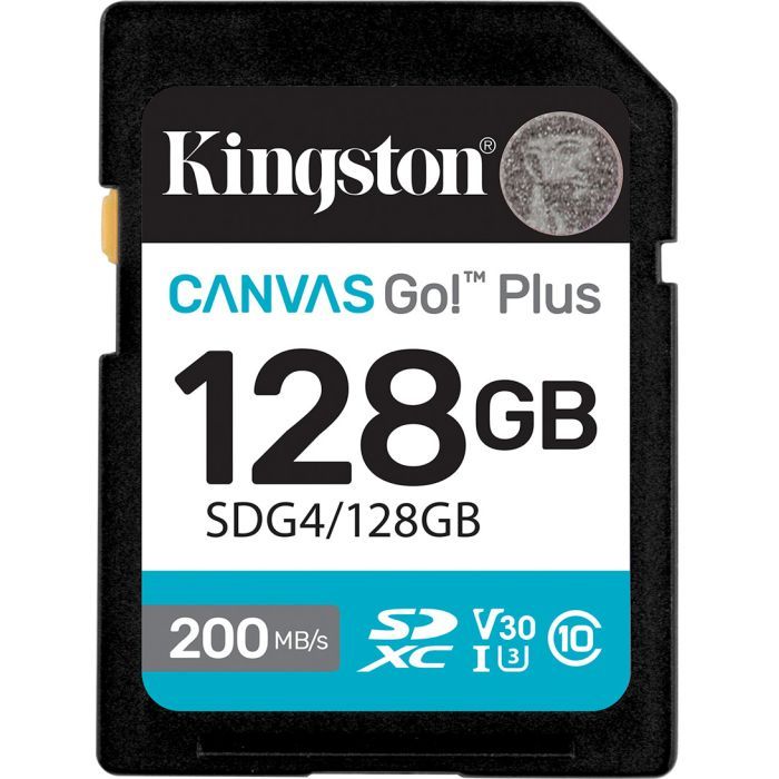 Карта памяти Kingston 512GB SDXC сlass 10 UHS-I U3 V30 Canvas Go Plus G4 (SDG4/512GB)