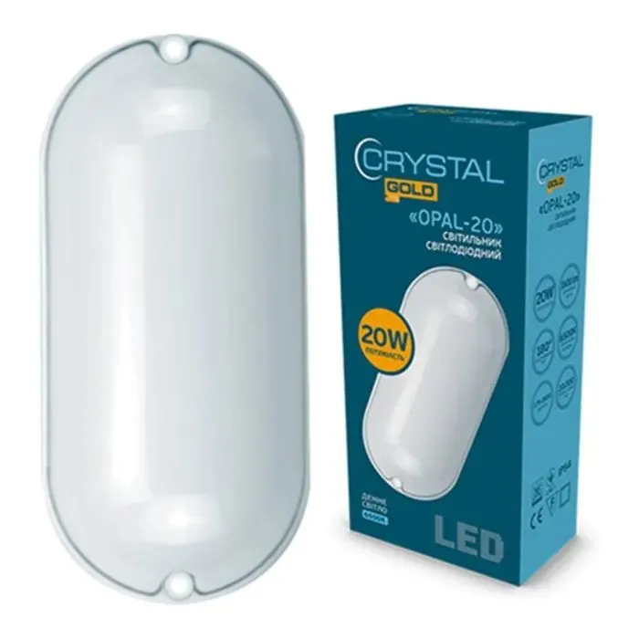 Світильник CRYSTAL OPAL- 20 6.5K ip54 (DNL-029)