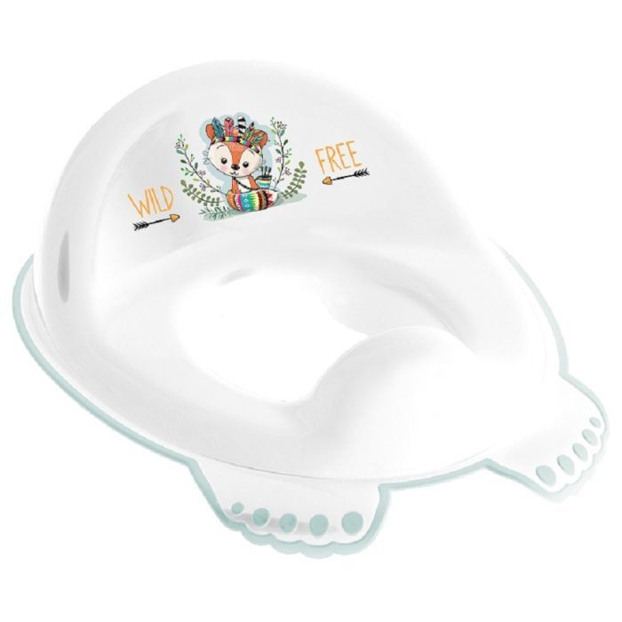 Накладка на унитаз Tega Baby WILD&FREE LITTLE FOX антиковзка, white green (DZ-002-103-LISEK)