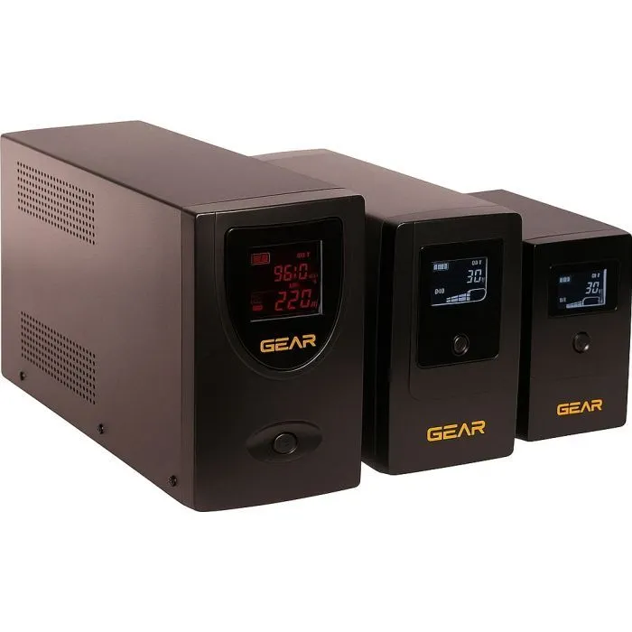 Пристрій безперебійного живлення GEAR GU-1200MLCD зображення 4