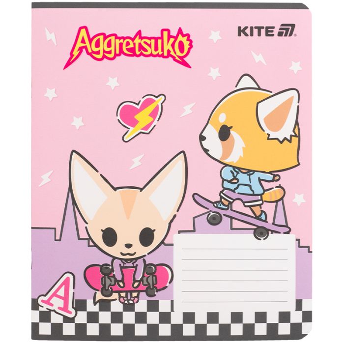 Зошит Kite Aggretsuko, 18 аркушів, клітинка (AR25-236) зображення 3