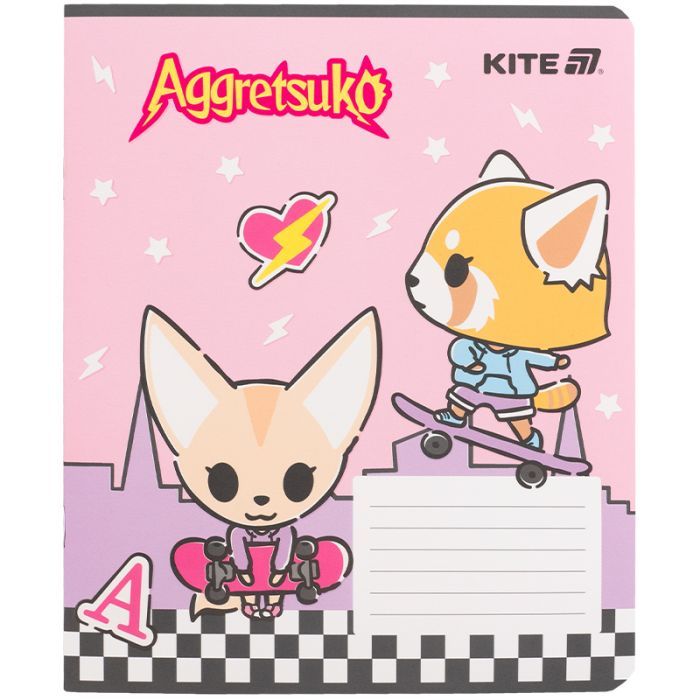 Зошит Kite Aggretsuko, 18 аркушів, клітинка (AR25-236) зображення 4