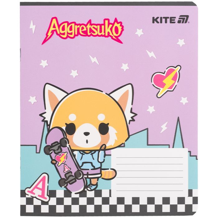 Зошит Kite Aggretsuko, 18 аркушів, клітинка (AR25-236) зображення 8