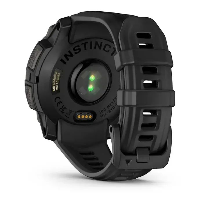 Смарт-часы Garmin Instinct 3, 45mm, AMOLED, Black Bezel with Black Band, GPS смарт-годинник (010-02936-00) изображение 5