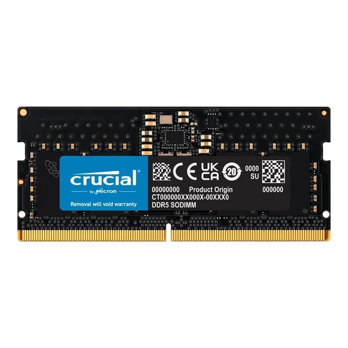 Модуль памяти для ноутбука SoDIMM DDR5 8GB 4800 MHz Micron (CT8G48C40S5T)