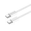 Дата кабель USB-C to USB-C 2.0m (braided cotton) (PD Fast Charging 60W) 3.0А grey ColorWay (CW-CBPDCC068-GR) изображение 6