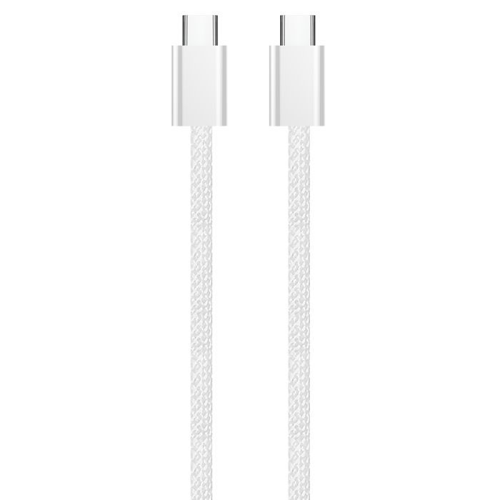 Дата кабель USB-C to USB-C 2.0m (braided cotton) (PD Fast Charging 60W) 3.0А grey ColorWay (CW-CBPDCC068-GR) изображение 7