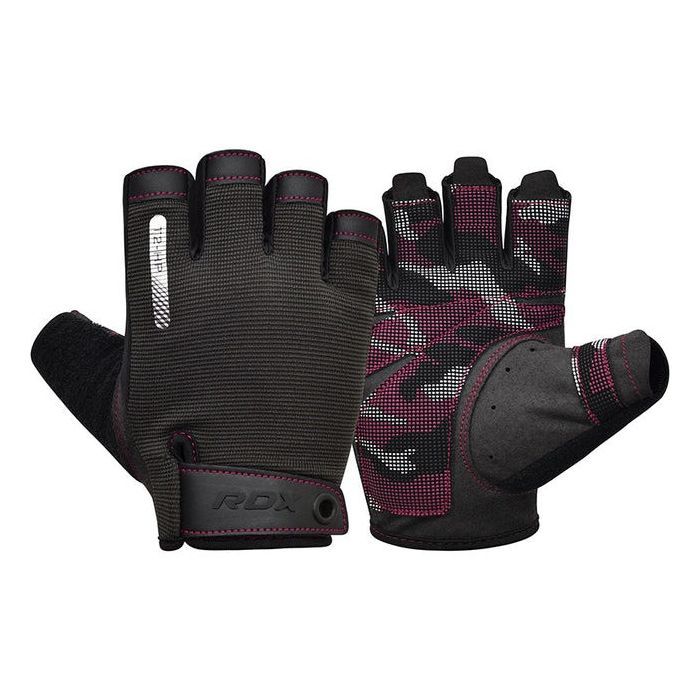 Перчатки для фитнеса RDX T2 Half Pink M (WGA-T2HP-M)