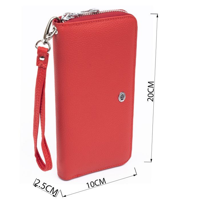 Кошелек ST Leather Красный (18419) изображение 3