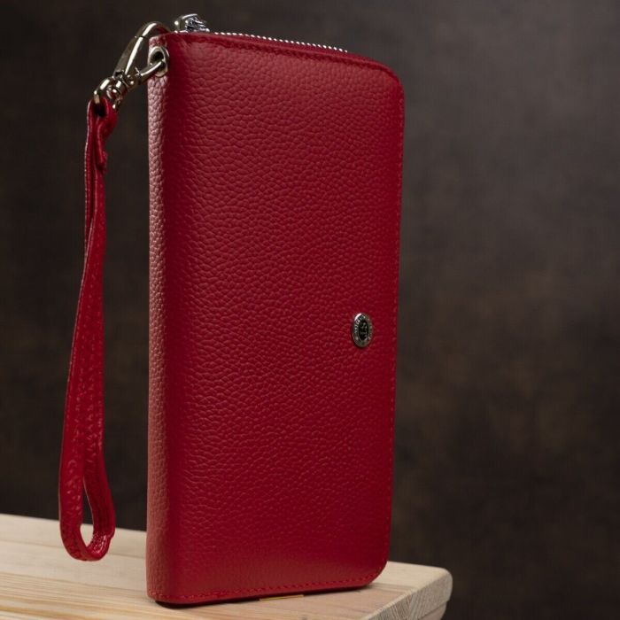 Кошелек ST Leather Красный (18419) изображение 7