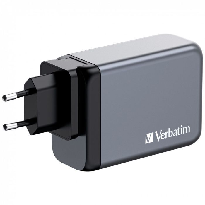 Зарядний пристрій Verbatim GaN 240 W 4 ports (USB-C-140 W,USB-C-100 W,USB-C-65 W /USB-A -3.0) (32205) зображення 2