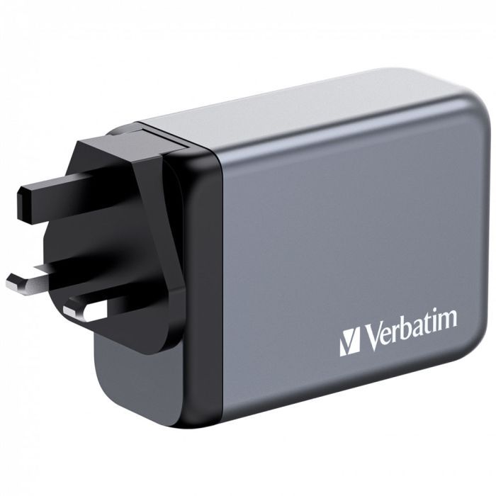 Зарядний пристрій Verbatim GaN 240 W 4 ports (USB-C-140 W,USB-C-100 W,USB-C-65 W /USB-A -3.0) (32205) зображення 3