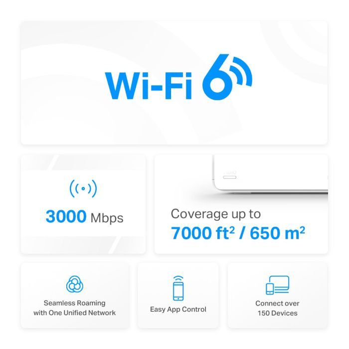Точка доступа Wi-Fi Mercusys HALO-H80X-3-PACK изображение 4