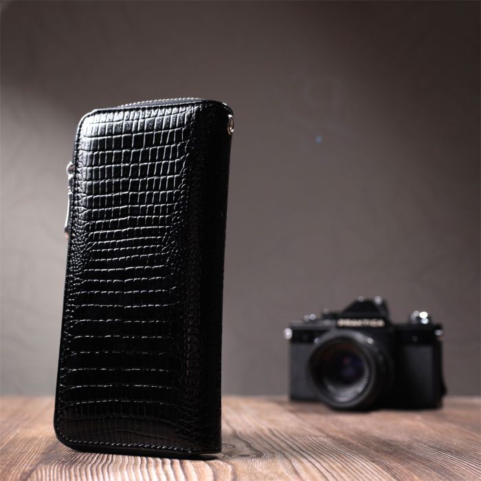 Кошелек ST Leather Из натуральной кожи Черный (22678) изображение 10