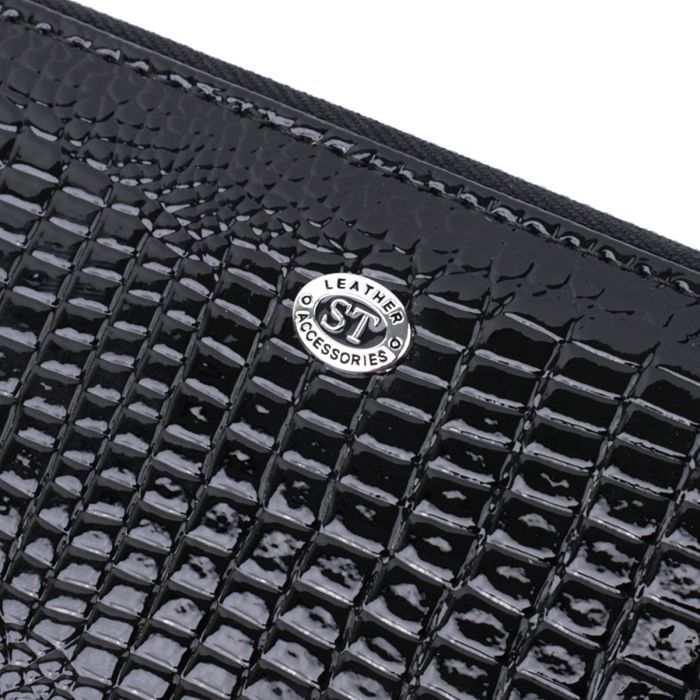 Кошелек ST Leather Из натуральной кожи Черный (22678) изображение 5