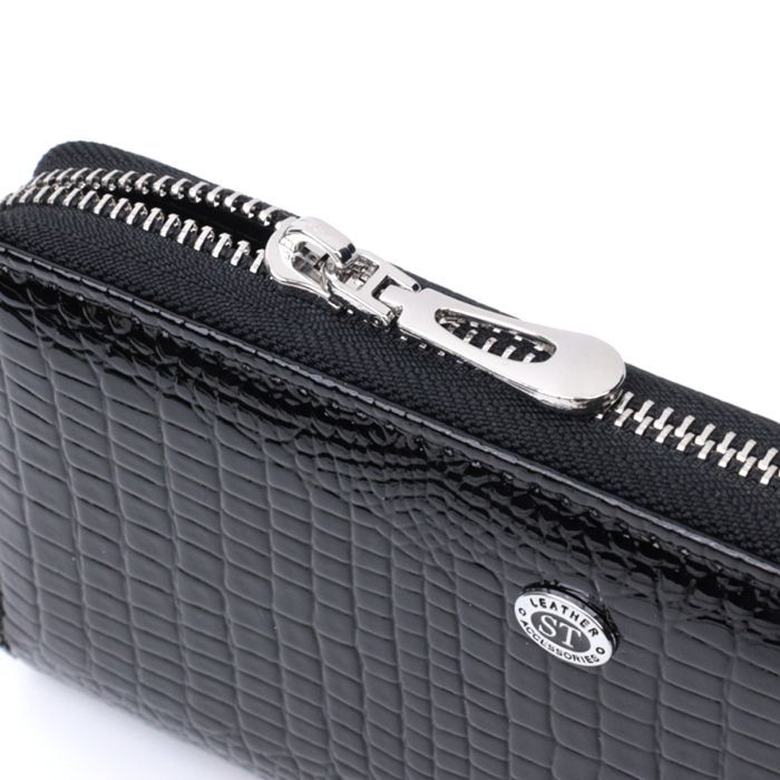 Кошелек ST Leather Из натуральной кожи Черный (22678) изображение 6