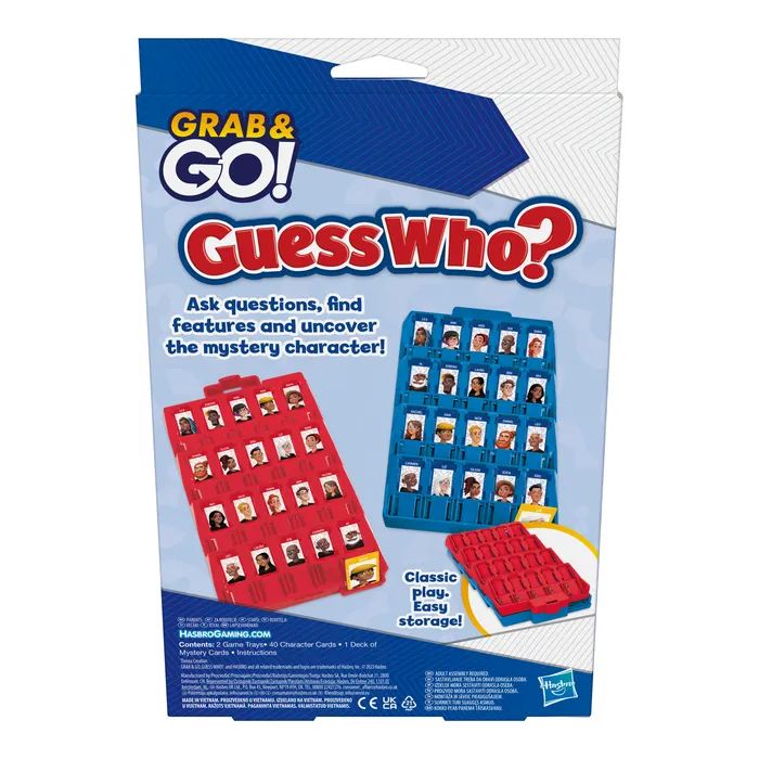 Настольная игра Hasbro дорожная Угадай кто? (F8257)