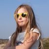 Детские солнцезащитные очки Koolsun Wave, 1-5 років, золотий (KS-WAGR001) изображение 3