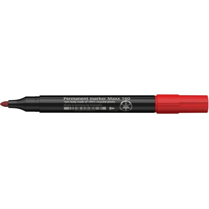 Маркер Schneider MAXX 160 перманентный 1-3 мм, красный (S116002)