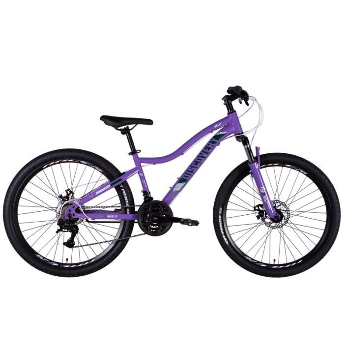 Велосипед Discovery 24" KELLY DD рама-14" ST 2025 фіолетовий (OPS-DIS-26-630)