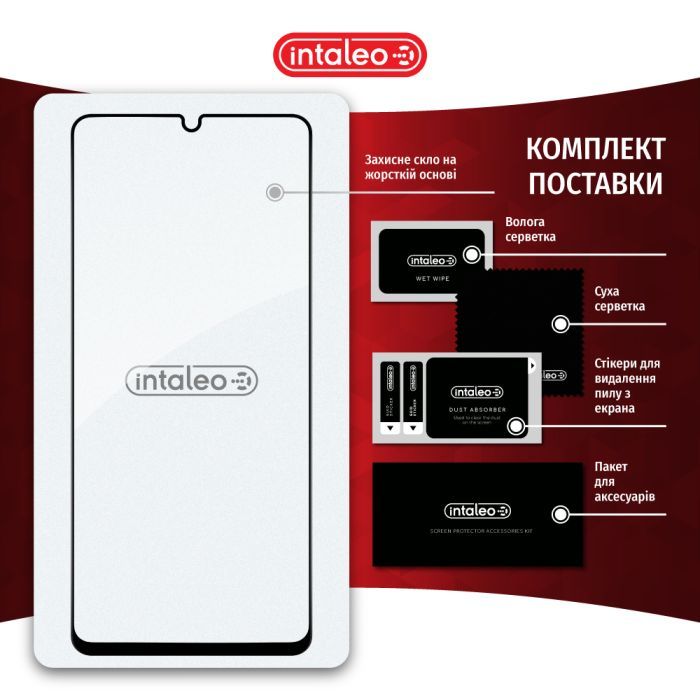 Стекло защитное Intaleo Full Glue Samsung A06 5G Black (1283126613012) изображение 8